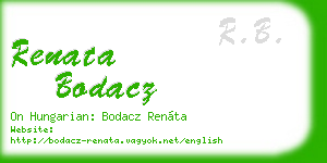 renata bodacz business card